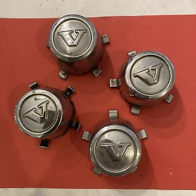 4 Used Volvo 1800E 1800ES GT Hubcaps Wheel Center Center Caps V Inserts Rare 4 • $74.75