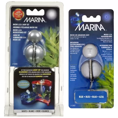 Marina LED Light Set Micro Lighting Nano White Blue Light Eco Aquarium Fish Tank • £7.99