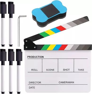 High Quality Movie Film Video Clapboard Irector'S Cut Action Scene Clapper Board • $23.99