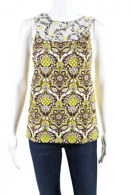 Milly Womens Cotton Sleeveless Top Multicolor Size 6 • $2.99