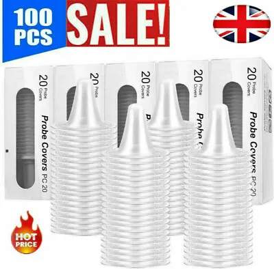 100X For Braun Probe Cover Thermoscan Ear Thermometer Replacement Filter Caps UK • £6.89