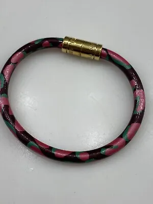 Louis Vuitton Keep It Bracelet Burgundy/pink • £135