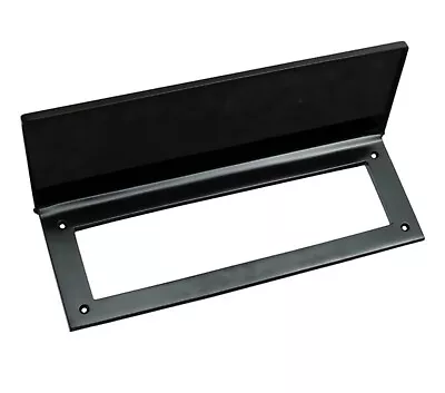 Matt Black Inner Door Letter Flap Tidy & Draft Excluder MB2012A • £50.25