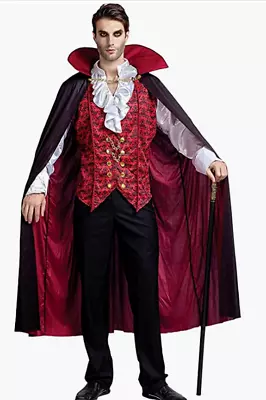 New Spooktacular Creations Renaissance Medieval Deluxe Vampire Costume Small • $25