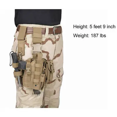 Drop Leg Holster Tactical Molle - OCP And Coyote Brown Available • $13.99