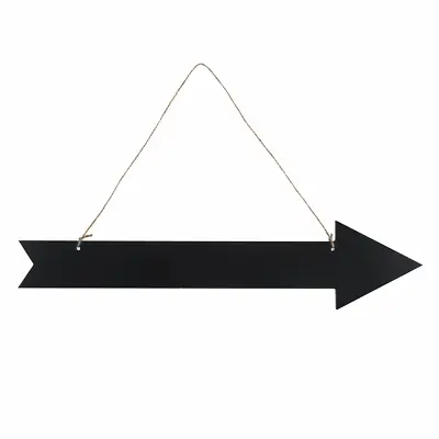 £4.68 • Buy Wooden Chalkboard Arrow Hanging Sign  45cm X 10cm Wedding Home Event