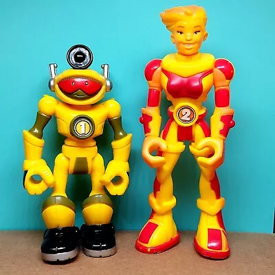 Fisher Price Planet Heroes Mercury Zip & Venus Dazzle Action Figure Lot 2006 • $6