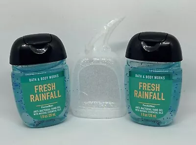 £9.99 • Buy Bath & Body Works 2 X 29ml  Fresh Rainfall  PocketBac Hand Sanitiser/holder⭐️K