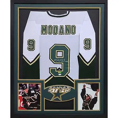 Mike Modano Framed Signed Jersey JSA COA Autographed Dallas North Stars • $832.49