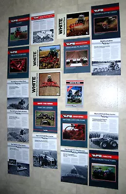 19 Vintage White Farm Equipment & Farming Tractor Brochures • $37.75