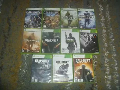 $7.95 • Buy Call Of Duty Games (Microsoft Xbox 360) Tested Works Great With Case