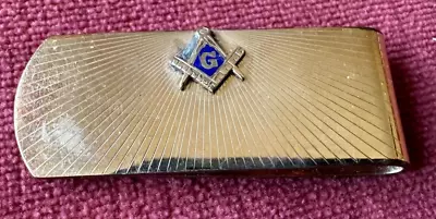 Masonic Tie Clip Masons Freemasonry Vintage • $9.99