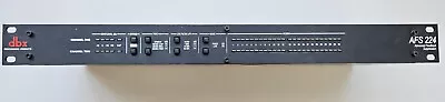 Dbx AFS 224 Advanced Feedback Suppression Processor. Tested Working • $250