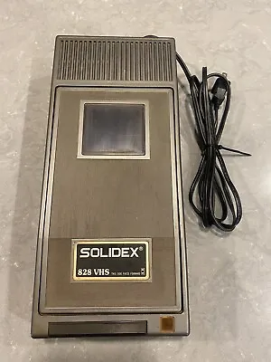 Solidex 828 VHS Tape Rewinder Gray  Tested Works • $17.95