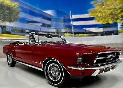 Danbury Mint 1967 Ford Mustang Convertible Red 1:24 - Box Papers* • $229