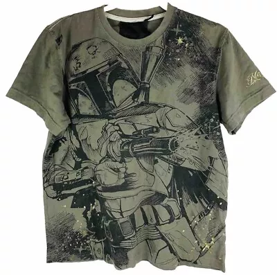 Marc Ecko X Star Wars Boba Fett Shirt All Over Print Size S Mandalorian • $17.88