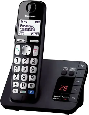 Panasonic KX-TGE720 Big Button DECT Cordless Telephone With Nuisance Call Blocke • £37.95