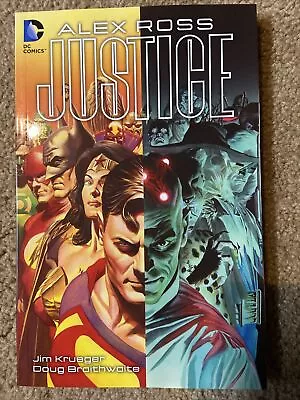 Justice By Alex Ross Graphic Novel (DC Comics 2011) Trade Paperback • $5
