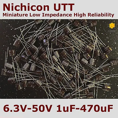 Nichicon UTT Miniature 105°C High Reliability Low Impedance Capacitor/Capacitors • £1.99