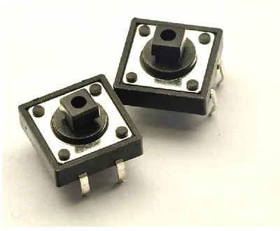 $2.99 • Buy 50PCS TC-1212T 12x12x7.3 Mm Tact Tactile Push Button Momentary SMD PCB Switch 
