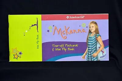 American Girl McKenna Doll Purple Green Tear Off Postcards/Mini Flipbook - 2012 • $2