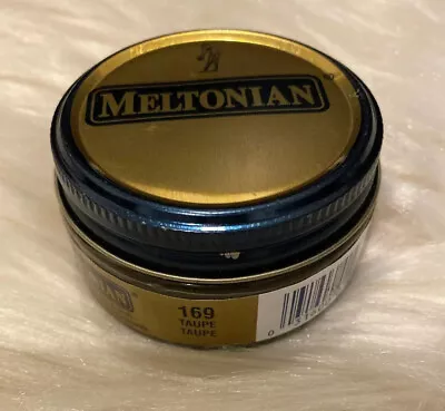 Meltonian Boot & Shoe Cream Polish Leather Care TAUPE 1.55 Oz Jar #169 • $14.99