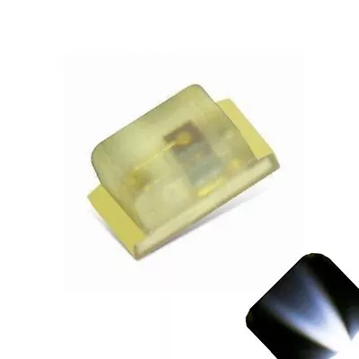 50 X LED 0402 Cool Clear White SMD LEDs SMT Lights Super Ultra Bright Models RC • $15.62