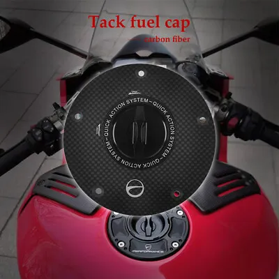 Carbon Fiber Keyless Fuel Gas Tank Cap Fit For Honda CB600F HORNET CB900 919 • $87.39