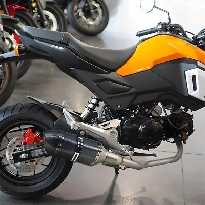 Full-Pipe Exhaust Muffler DB Killer Lower Deeper Sound For Honda Grom MSX125 ABS • $95.99