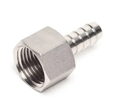 Hose Barb Stainless 1/2  Fpt Female Barbed Nipple 1/2  Male To Fit 1/2  Tubing  • $7.95