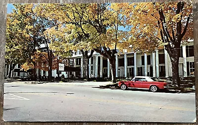 Postcard VT Manchester Equinox House Chrome Vintage ￼ Convertible Car Vermont￼ • $2.90