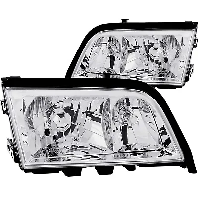 ANZO For 1994-2000 Mercedes Benz C Class W202 Crystal Headlights Chrome • $201.76
