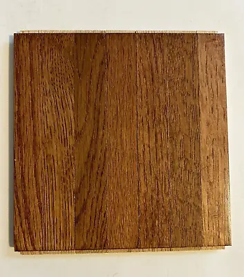 HONEY COLOR TILE Parquet Floor: 6 X6 X5/16  Dry Back Solid Oak Tile NEW! • $4.25