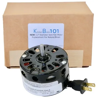 3.3 Inch Diameter Vent Fan Motor Direct Replacement For Nutone / Broan 40933 • $68.91