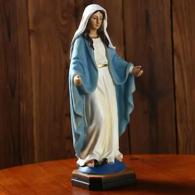 £19.01 • Buy Blessed Saint Virgin Mary Statue Figure Our Lady Of Loudes Figurine Sculpture