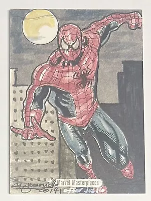 2016 Upper Deck Marvel Masterpieces Sketch Card Spider-Man By Mark Marvida • $11.50