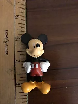 Vintage Disney Mickey Mouse Cake Topper PVC Figure Hands On Hips • $6