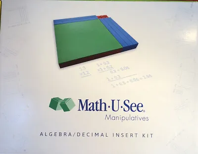 Math U See Algebra Decimal Insert Kit Homeschool Mathematics • $15.99