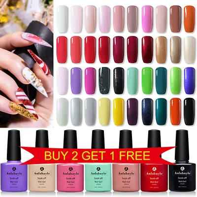 £4.79 • Buy 72 Colors Nail Art Gel Color Polish Soak Off UV LED Base/Top Coat Manicure Kits