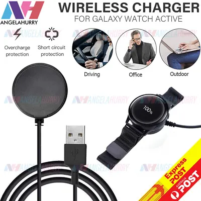 Wireless Fast Charging Power Charger For Samsung Galaxy Watch Active 1/2 40/44mm • $6.05