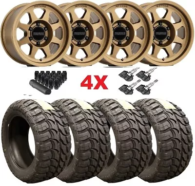 Bronze Method Mr701 Wheels Rims Tires 33125017 Mud Terrain Package Fit Tacoma • $2395