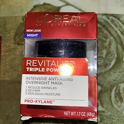 L'Oréal K1338200 Revitalift Triple Power Night Face Mask - 1.7oz One Pc. • $15.99