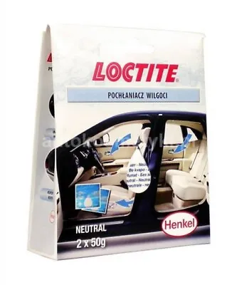 £11.35 • Buy Henkel Loctite Humidity Absorber Moisture Car Car Dehumidifier 2x 50g