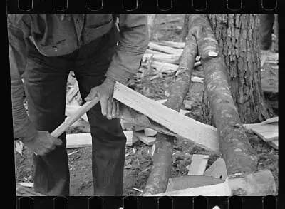£9.80 • Buy Splitting Shingles,Froe,Maul,Coalins Project,Farm,Kentucky,KY,FSA,1936,Mydans,13
