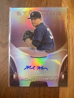 A49739 - 2013 Bowman Sterling Prospect Auto Refractors #MMO Mark Montgomery/99 • $10