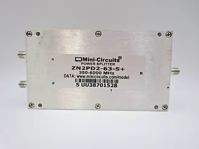 Mini Circuits ZN2PD2-63-S+ Power Splitter 350-6000MHz (7 In-Stock) • $35