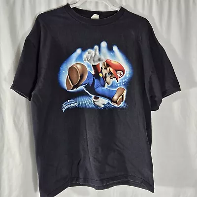 Vintage 2005 Mario Mix Dance Dance Revolution Nintendo Gamecube Shirt Sz XL • $39.95