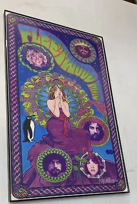 Vintage Fleetwood Mac Artist Signed Poster Framed • $49.99