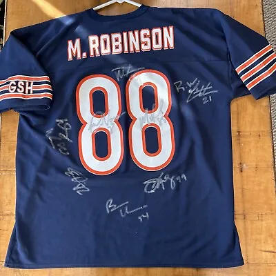 Chicago Bears Team Signed Jersey Urlacher McNown Robinson Flanagan White & More • $89