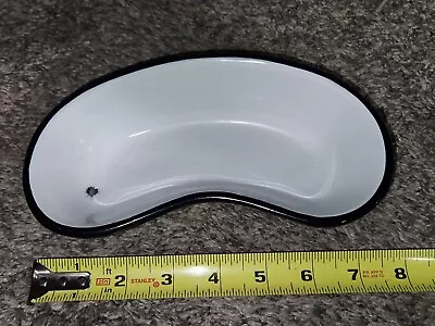 Vintage Enamelware Medical Kidney Shaped Basin  • $20